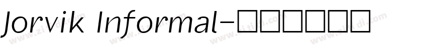 Jorvik Informal字体转换